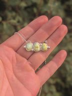 Trois Verts Necklace